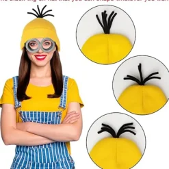 Holocky 4 st Minions Halloween Kostymtillbehör för Vuxna><noscript><img width=