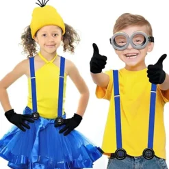 Holocky 4 st Minions Halloween Kostymtillbehör för Vuxna><noscript><img width=