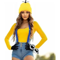 Holocky 4 st Minions Halloween Kostymtillbehör för Vuxna><noscript><img width=