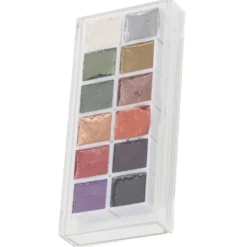 12 st Vattenfärgset Retro Metall Portabel Högpigment Konstmaterial för Studenter Vuxna Konstnärer><noscript><img width=