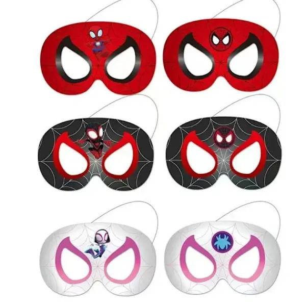 6~8 st/set Disney Lilo & Stitch Party Dekoration Pappersglasögon Masker Foto Cosplay Rekvisita Barns Grattis på födelsedagen Tillbehör | Fyndiq> Tillbehör