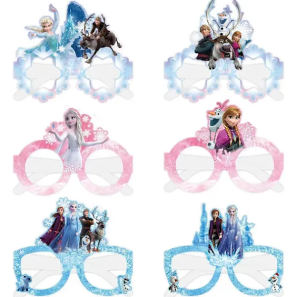 6~8 st/set Disney Lilo & Stitch Party Dekoration Pappersglasögon Masker Foto Cosplay Rekvisita Barns Grattis på födelsedagen Tillbehör | Fyndiq> Tillbehör