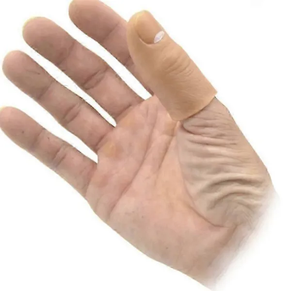 5 st/set Simuleringsfingerhylsa Falsk tumspets Finger Magi Skämt Trick Prop Leksaker Finger Trick Rekvisita Leksak Rolig Skämt Party Tillbehör jn> Smink