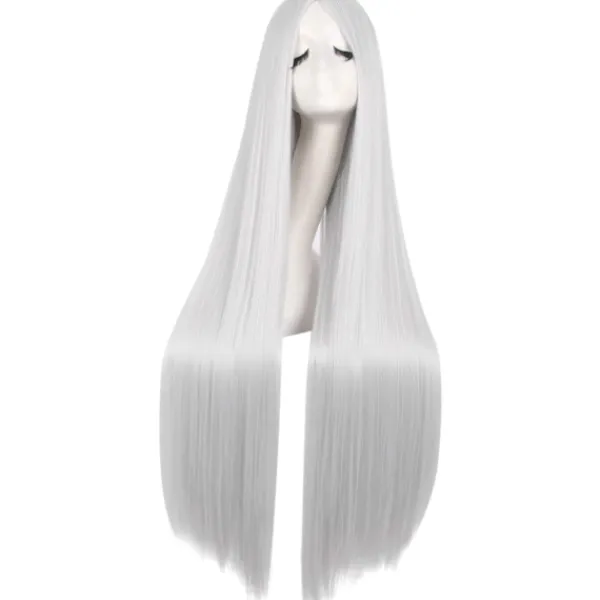 40 tum/100 cm Mode Rak Naturlig Lång Anime Kostym Peruk> Peruker