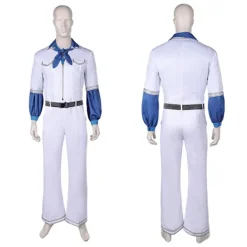ABBA Kostym Cosplay Utklädnad ABBA Tjej Anni Agnetha Benny Bjorn Cosplay 70-tal Dam Herr Vintage Skjorta Halloween Karneval Dräkt M M Benny> Dräkter