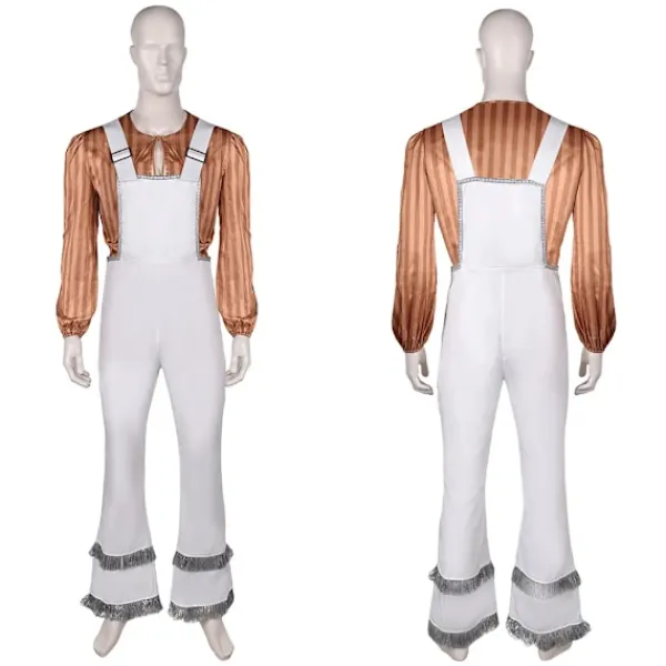 ABBA-kotym Coplay-utklädnad ABBA-tjej Anni Agnetha Benny Bjorn Coplay 70-tal Dam Herr Vintage kjorta Halloween Karnevaldräkt {FY} Anni-Frid1 | Fyndiq> Dräkter