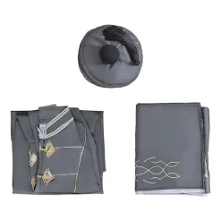 KOOLYOU Albus Dumbledore Cosplay kostym komplett set Halloween förklädnad Karnevalsfestdräkt för vuxna><noscript><img width=