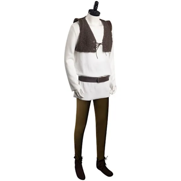 Alien Shrek Herrdräkt Anime Outfit Kostym Cosplay Barn Halloween Party Karneval Endast Kostym.i Endast Kostym-FA- Kids 120> Dräkter