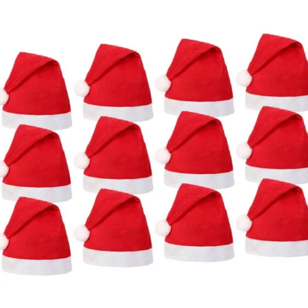 Alsino Jultomteluva Röd Filt Vuxna med Bobble 32 Pack av 1 - 5000> Huvudbonader