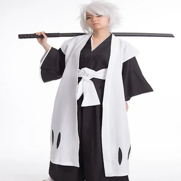 Blueday Anime Bleach Tohiro Hitugaya Touhirou Aizen ouuke Kyoraku hunui Coplay Cotume Death Divii 10th Captain Die Pa Kimono D_ia Only cotume> Dräkter