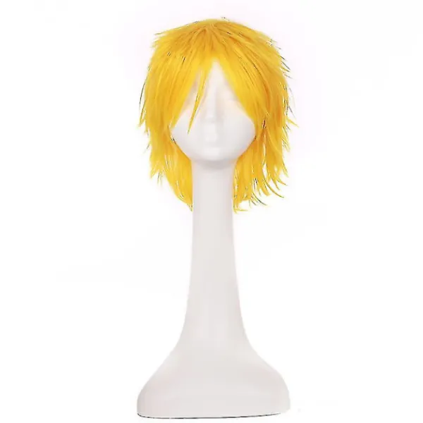 Anime Cosplay Peruker Kort Rak Peruk> Peruker