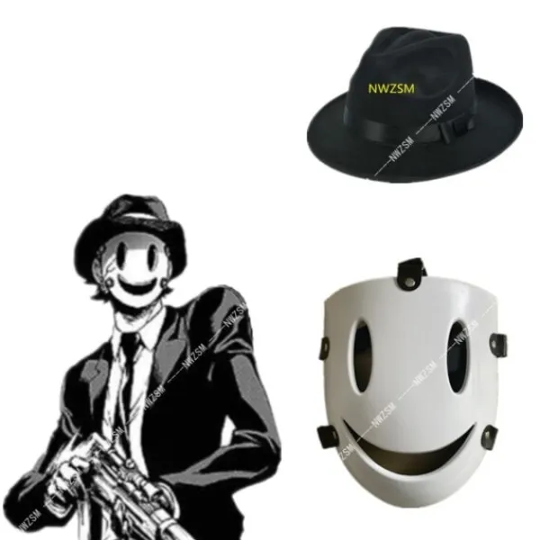 Toyz Land Anime cosplay Tenkuu Shinpan High-Rise Invasion Cosplay Mask hatt> Tillbehör