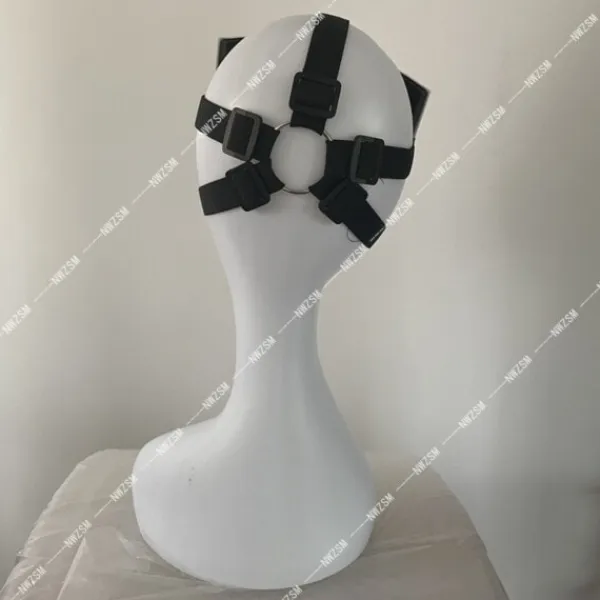 Toyz Land Anime cosplay Tenkuu Shinpan High-Rise Invasion Cosplay Mask hatt> Tillbehör