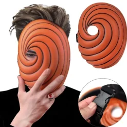 Anime Cosplay Vuxenmask Naruto Akatsuki Tobi Obito Mask Halloween Obito Uchiha Party Prop> Masker