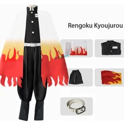 AIZHENCHEN Anime Demon Slayer: Kimetsu No Yaiba Zenitsu Giyu Tanjirou Kamado Nezuko Cosplay Kimono Uniform Cosplay Kostym för Barn och Vuxna Kochou Shinob Adult XXL | Fyndiq><noscript><img width=