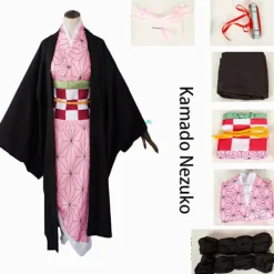 Anime Demon Slayer: Kimetsu No Yaiba Zenitsu Giyu Tanjirou Cosplay Kimono Uniform Cosplay Kostym för Barn och Vuxna Kamado Adult XL | Fyndiq> Dräkter