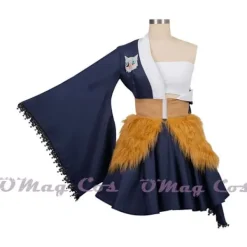 Anime Hahibira Inouke Coplay Halloween Kotymer för Kvinnor Kotym Klänning pel Kläder Uniform Klänning Kotym Roll -FQ- hort wig> Peruker