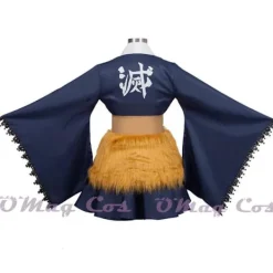 Anime Hahibira Inouke Coplay Halloween Kotymer för Kvinnor Kotym Klänning pel Kläder Uniform Klänning Kotym Roll -FQ- hort wig><noscript><img width=
