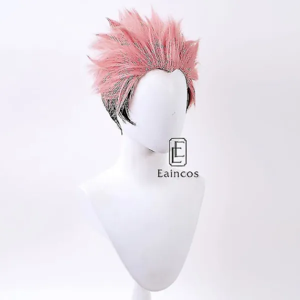 Anime Jujutsu Kaisen Ryomen Sukuna Cosplay Peruk Värmebeständig Syntetiskt Hår Halloween Karneval Kostym Tillbehör> Peruker
