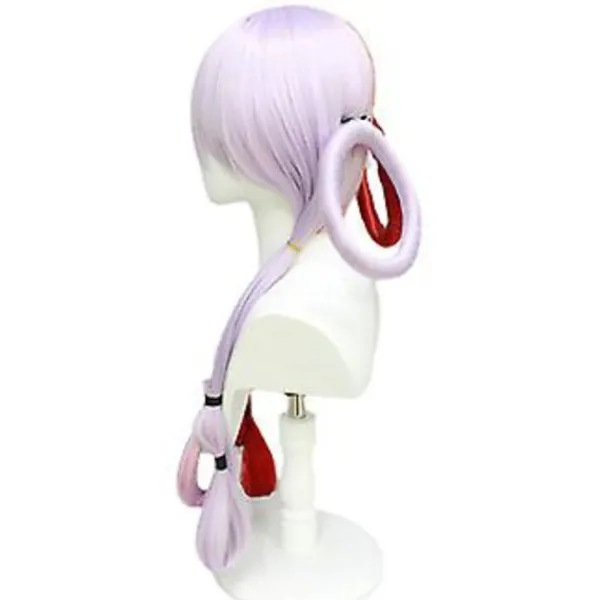 Anime One Piece Uta Cosplay Peruk Uta Röd Rosa Värmebeständigt Hår Utklädnad Halloween Peruk> Peruker