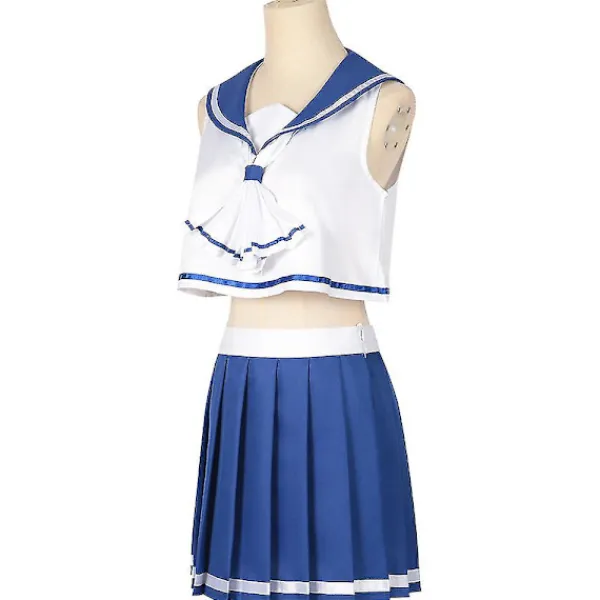 Anime Ruby Hoshino Cosplay Uniform Peruk Oshi No Ko Akane Kurokawa Kvinnor Halloween Party Kostym Topp Kjol Shorts Slips Kostym XL 2> Dräkter