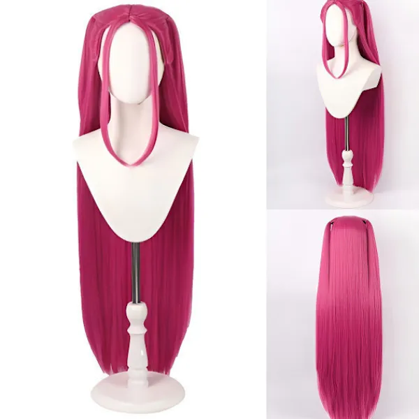 W Anime Rumi Demonjägare Cosplay Peruk Realistisk Svart Storlek FMY> Peruker