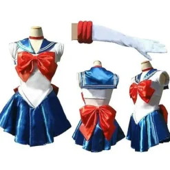 Anime Sailor Moon Cosplay Kostymer Anime Figur Klänning Vestido Halloween Kostymer För Kvinnor Kostym Peruk Loli Kläder Festuniform S Sailor Moon | Fyndiq> Dräkter