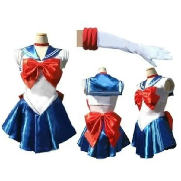 Anime Sailor Moon Cosplay Kostymer Anime Figur Klänning Vestido Halloween Kostymer För Kvinnor Kostym Peruk Loli Kläder Festuniform S Sailor Moon | Fyndiq> Dräkter