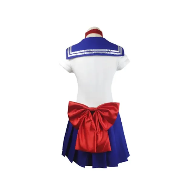 KOOLYOU Anime Sailor Moon Cosplay Kostym Tsukino Usagi Uniform Klänning Outfits Cosplay Gul Peruk Halloween Karneval Fest Kvinnor Barn only wig> Peruker