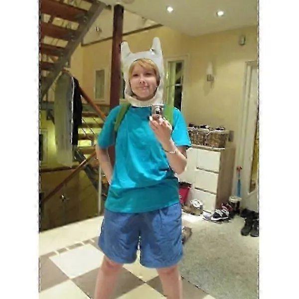 FMYSJ Anime Spel Cosplay Hatt Barn Söt Grön Plysch Ryggsäck Vita Kaninöron för Påskdagen Kostym Halloween Tillbehör (FMY) One Size> Tillbehör
