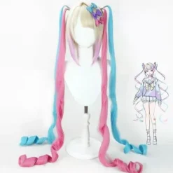 Anime Spel Needy Girl Overdose Abyss KAngel Ame Chan Cosplay Kostym JK Uniform KAnge KAnge Wig Only> Peruker