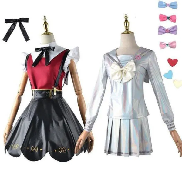 Anime Spel Needy Girl Overdose Abyss KAngel Ame Chan Cosplay Kostym JK Uniform KAnge KAnge Wig Only> Peruker