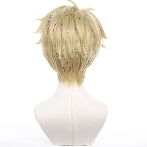 Anime Spy X Family Loid Forger Cosplay Peruk Mössa Ljusblond Kort Hår Twilight Anya Forger Fars Tillbehör Halloween Fest Prop> Peruker
