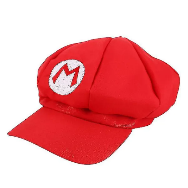 LAIQIANKUA Anime Super Hat Cap Luigi Bros Brev Printed Tecknad Baseball Dräkt För Vuxen Hattar Waluigi Wario Odyssey Cappy 3d Hat_x> Huvudbonader