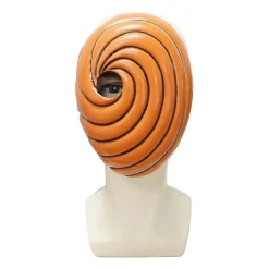 Anime Uchiha Obito Mask Akatsuki Tobi Kostym Rekvisita för Vuxna><noscript><img width=