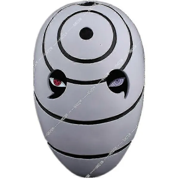 FMYSJ Anime Uchiha Obito Mask Tobi Akatsuki Ninja Cosplay Kostymer PVC Mask Halloween Tre-ögd Mask Present (FMY)> Masker