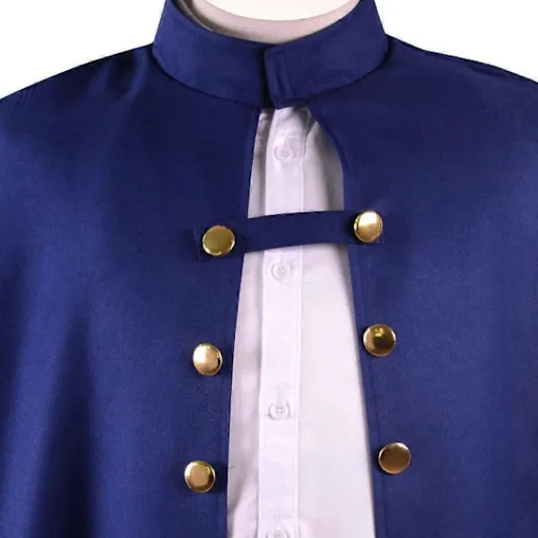 Anime Wirt Cosplay Kostym från animationen "Over the Garden Wall" Halloween Kostym Kappa Rock Outfit för Vuxna Barn Blå L> Dräkter