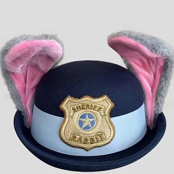 Anime Zootopia Zootropolis 2 Judy Hopps Cosplay Kaninöron Mössa Hatt Tillbehör*.> Huvudbonader