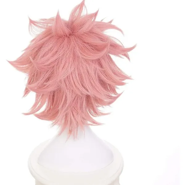 Animeperuk med gratis perukmössa för My Hero Academia (Ashido Mina) Acsergery Present> Peruker