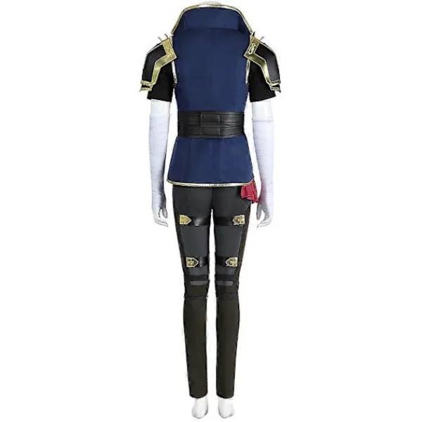 Arcane Vi Cosplay Sheriff Kläder Peruker Anime Spel LoL 2 Kostym Vuxen Kvinna Rollspel Finfräcka Kläder Fest Förklädnad Kläder (FMY) WIG XL WIG> Peruker