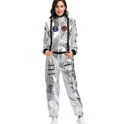 Astronaut jumpsuit karneval cosplay fest rymddräkt cosplay dam M dam-WELLNGS M> Dräkter