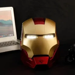 unbranded Avengers Legends Iron Man Elektronisk Hjälm Herrar Barn 1:1 Bärbar Iron Man Hjälm Knappkontroll Deformerad Cosplay Rekvisita Presenter> Huvudbonader
