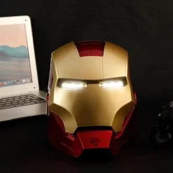 Avengers Legends Iron Man Elektronisk Hjälm Män Barn 1:1 Portabel Iron Man Hjälm Knappkontroll Deformerad Cosplay Rekvisita Gåvor> Huvudbonader