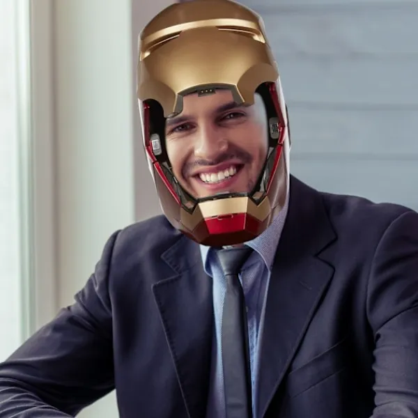 Avengers Legends Iron Man Elektronisk Hjälm Män Barn 1:1 Portabel Iron Man Hjälm Knappkontroll Deformerad Cosplay Rekvisita Gåvor> Huvudbonader