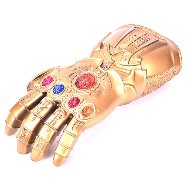Jettbuying Avengers Thanos Infinity Gauntlet LED-handskar Light Up Cosplay F S-Kids> Tillbehör