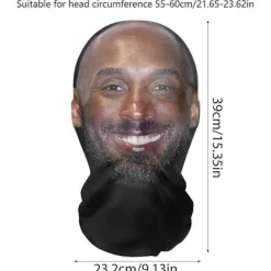 Avtagbar Ansiktsskydd Balaclava Ansiktsskydd med Ansikte för Barn Tonåringar Män Kvinnor Andningsbar Cosplay Prank Mask><noscript><img width=
