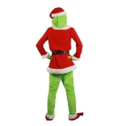 AIZHENCHEN (AZC) Jul fest cosplay Grinchen dräkt mask barn/vuxen XL XL> Dräkter