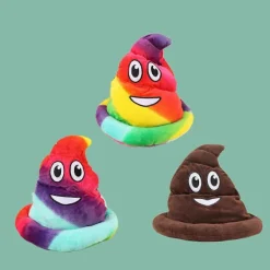 Bajskorv Hatt för Män, brun, one size, smiley, Accessoar, temafest><noscript><img width=