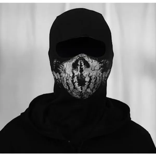 Balaclava med dödskalle - Moto Mask för Call of Duty-fans - Färg: B> Masker