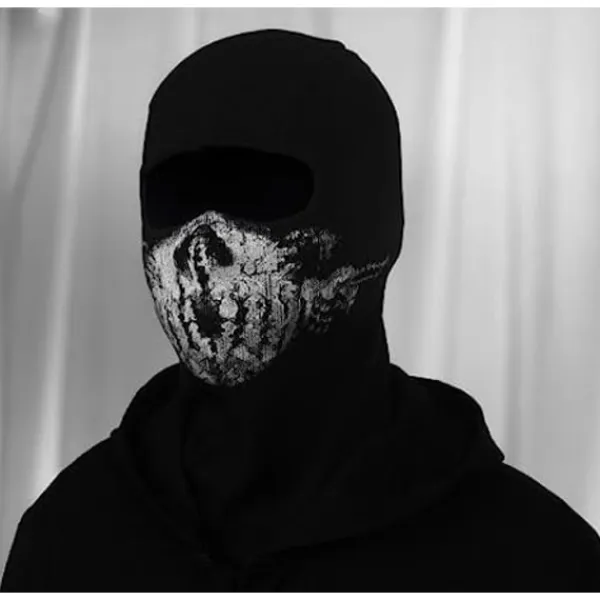 Balaclava med dödskalle - Moto Mask för Call of Duty-fans - Färg: B> Masker